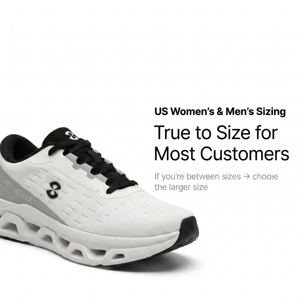 OrthoPro Fly — 12-Hour Shift Shoes for All-Day Foot, Knee & Back Pain Relief (BOGO)