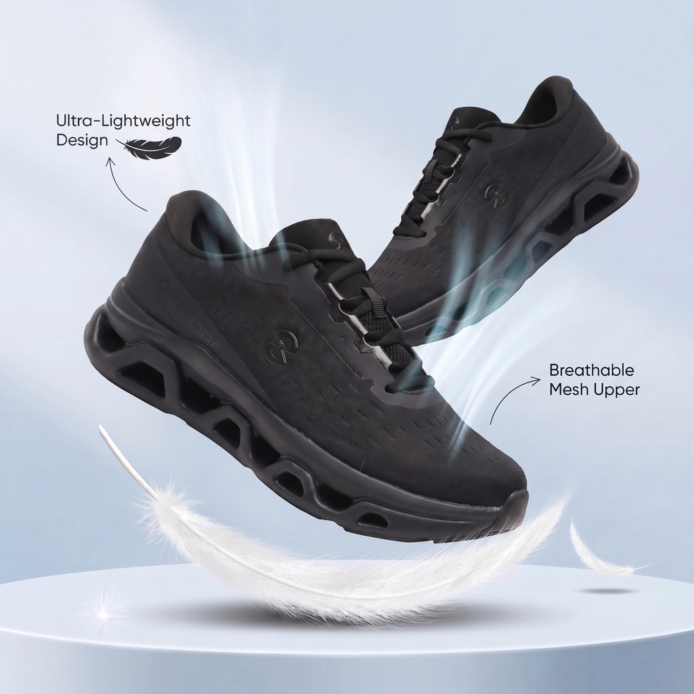 OrthoPro Fly — 12-Hour Shift Shoes for All-Day Foot, Knee & Back Pain Relief (BOGO)
