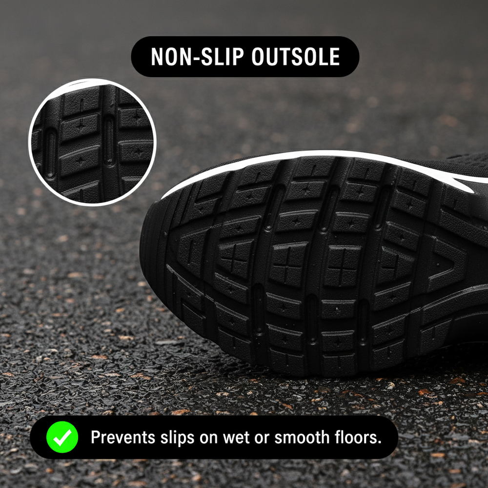 OrthoPro — 12-Hour Shift Shoes for All-Day Foot, Knee & Back Pain Relief