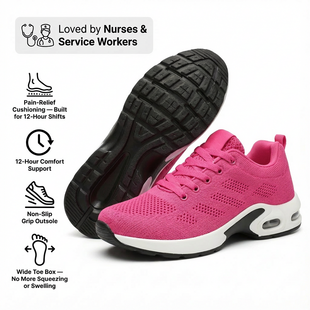 OrthoPro – 12-Hour Shift Shoes for Heel & Plantar Fasciitis Relief (Unisex)
